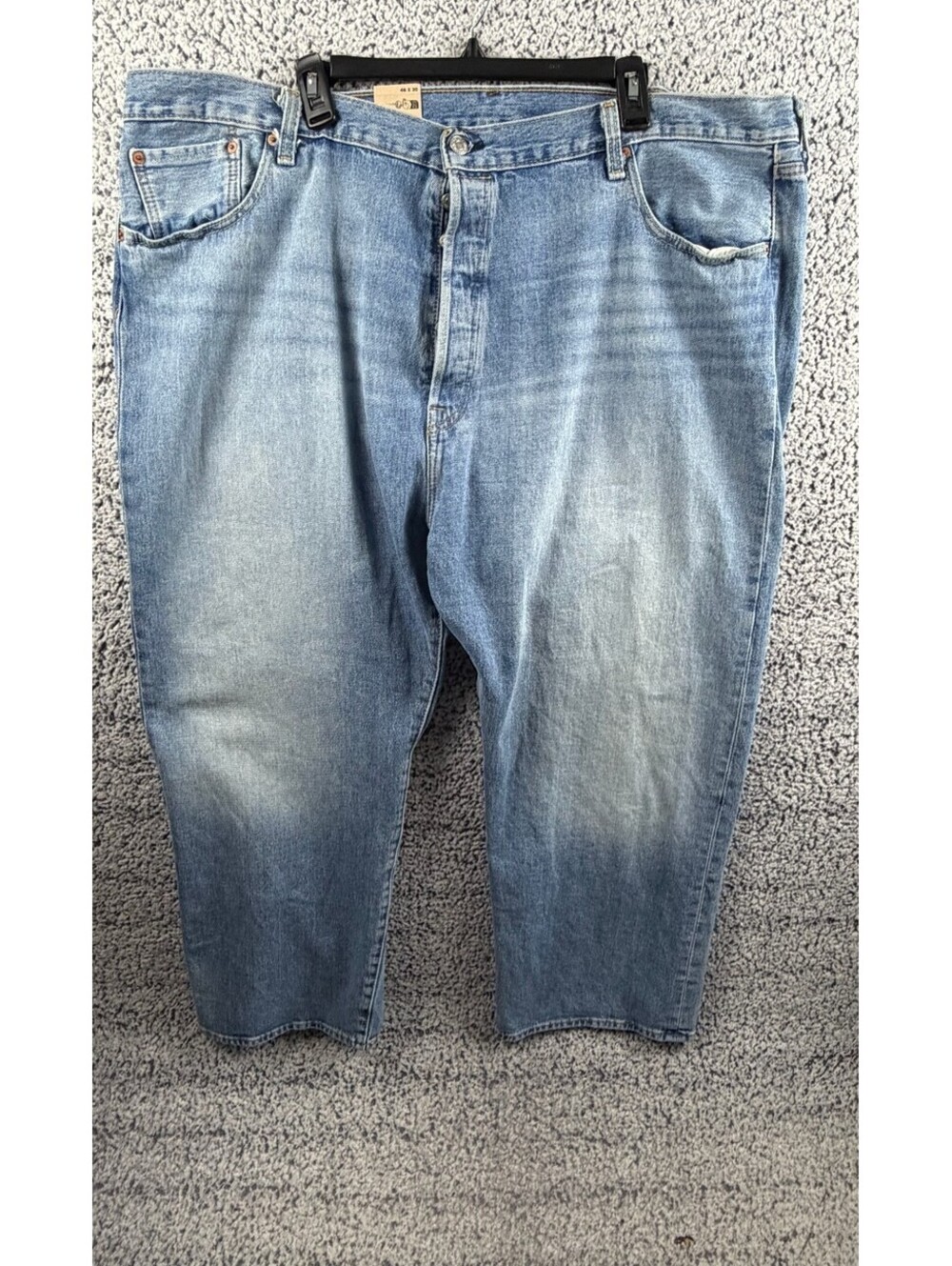 Levi's 501 Original Fit Men's Jeans 48x30 Blue Denim Big Tall Button Fly NWT